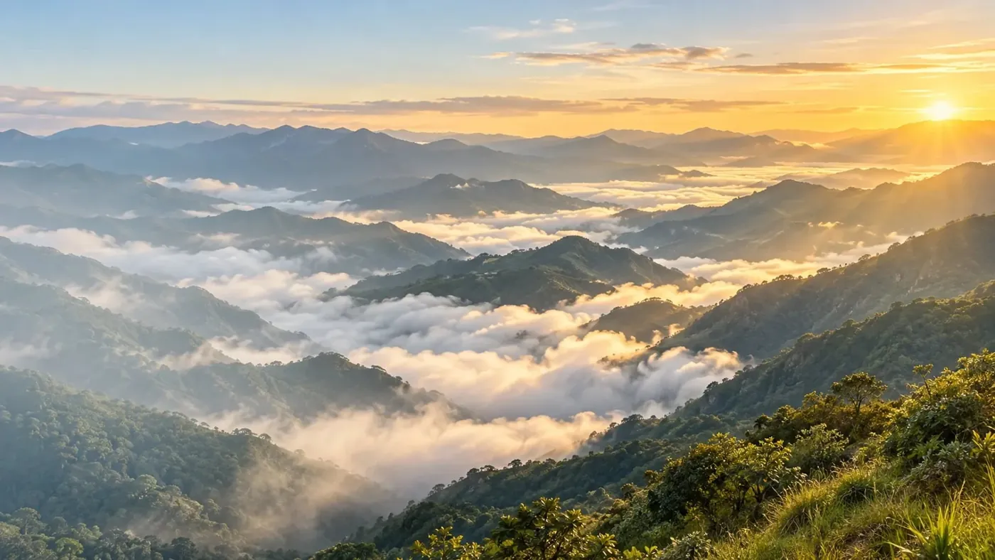 Paisaje montañoso colombiano